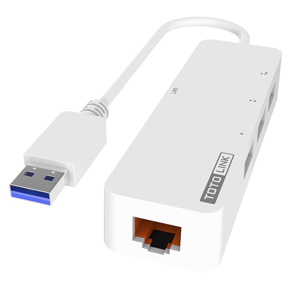 TOTOLINK U1003 USB3.0轉RJ45 Giga網路卡+usb集線器