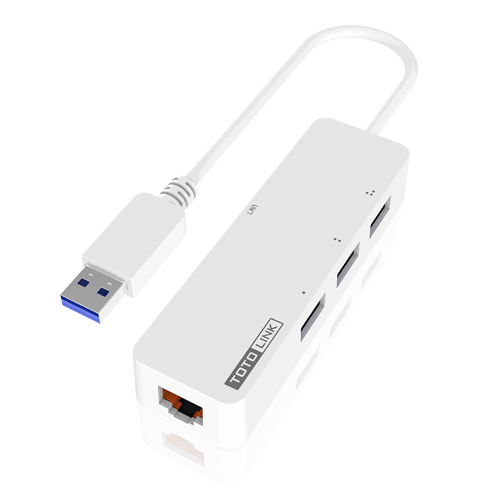 TOTOLINK U1003 USB3.0轉RJ45 Giga網路卡+usb集線器