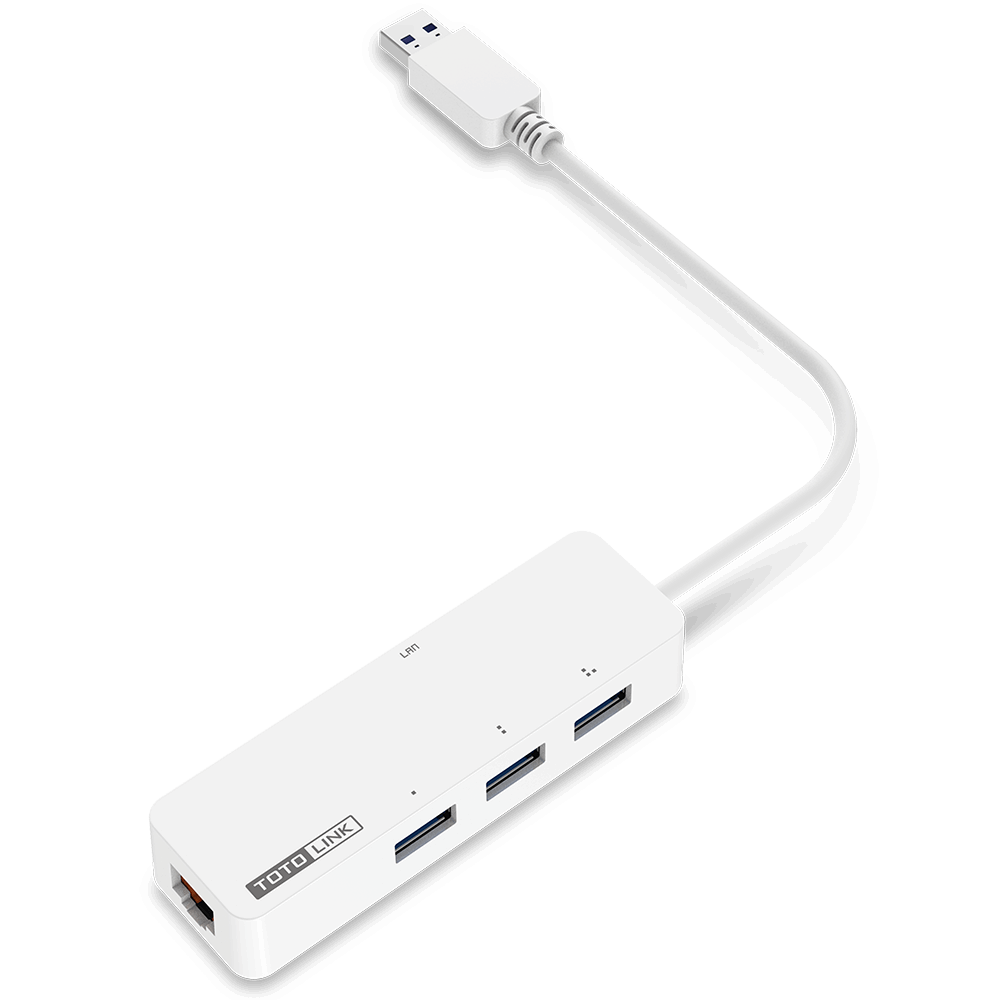 TOTOLINK U1003 USB3.0轉RJ45 Giga網路卡+usb集線器