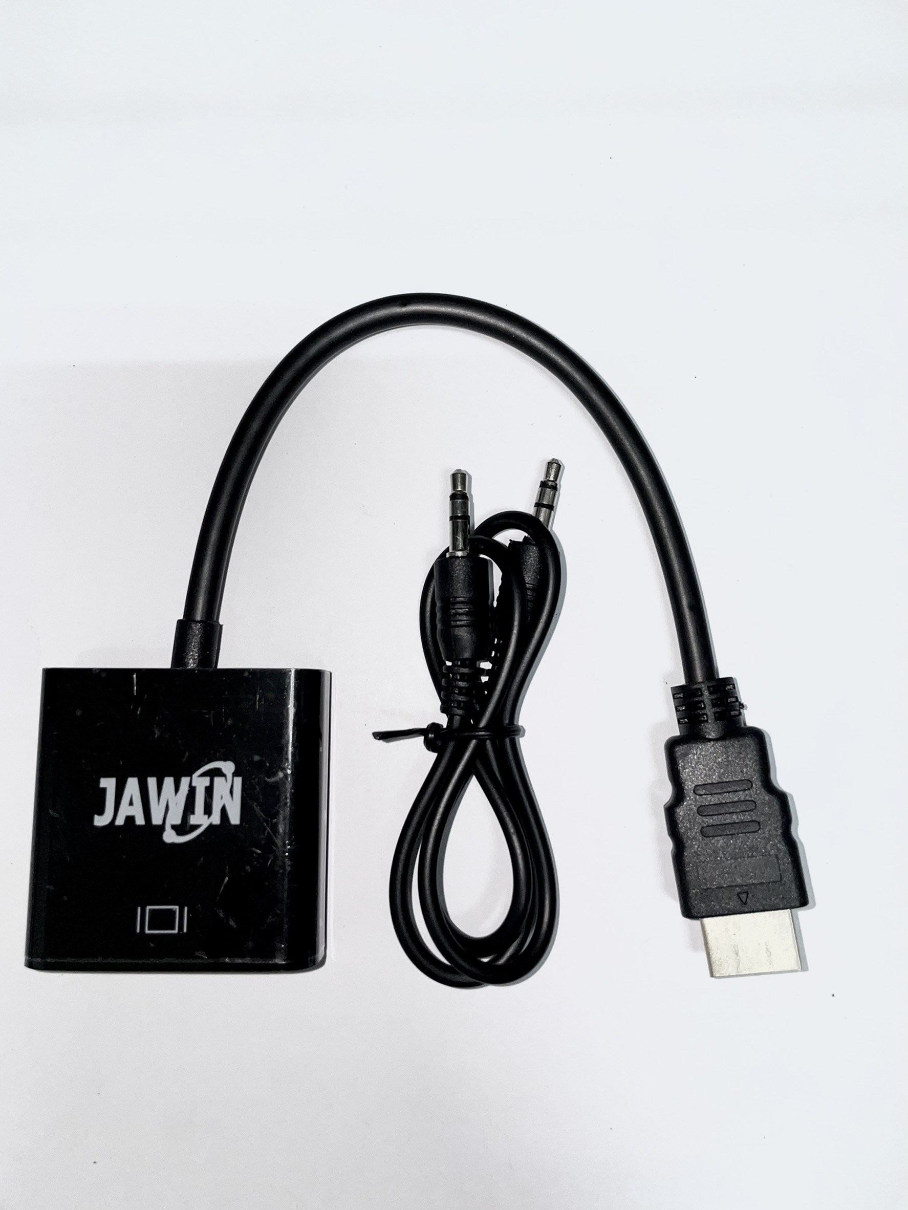 JAWIN  HDMI 轉 VGA 有音頻