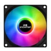 冰曼BF120-BK-大4+3P彩燈