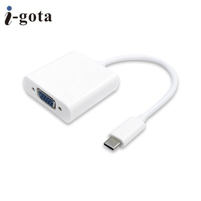 i-gota  VGA 轉 Type.C1080p 高畫質影像轉接器 for Apple MAC系列